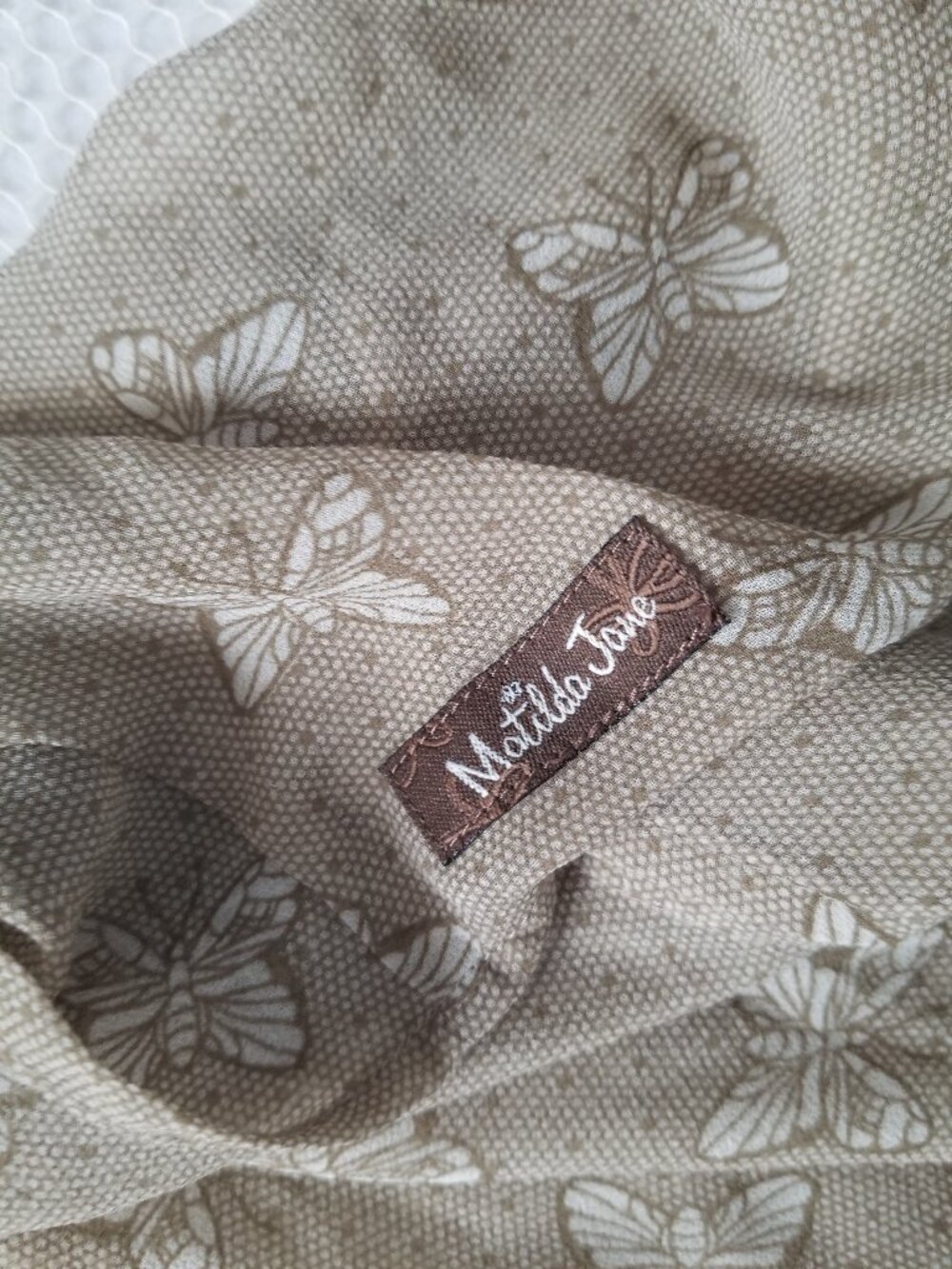 Matilda Jane Sheer Blouse Sleeveless w Butterflies Small - Picture 4 of 4